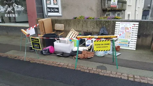 Anjou Bleu. Des "scènes de crime" sur les marchés